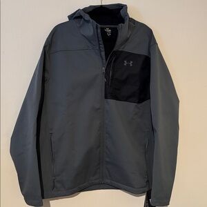 Men’s UA Storm Coldgear Infrared Shield 2.0 coat with hood NWT